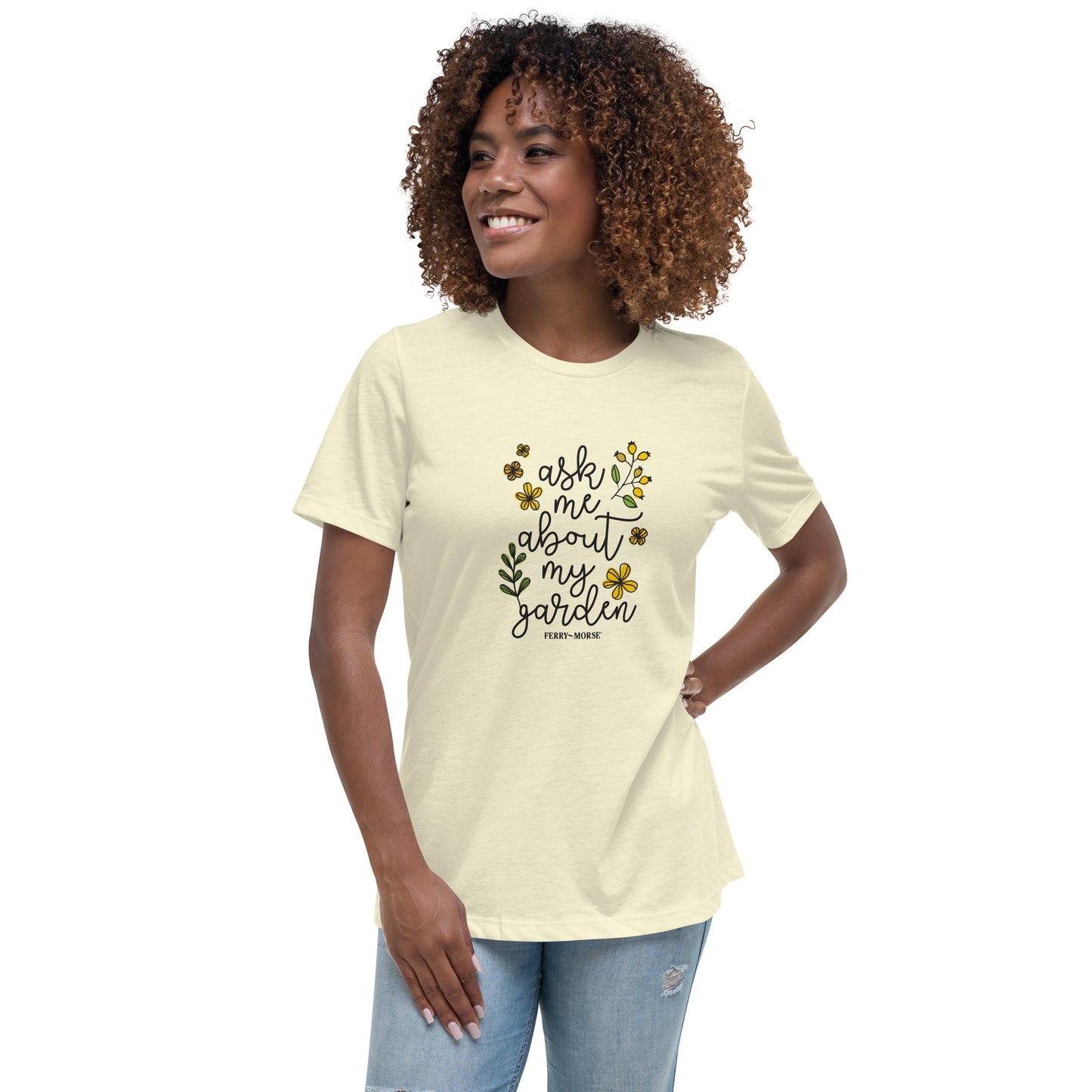 "Ask Me About My Garden" Women's Cotton T-Shirt