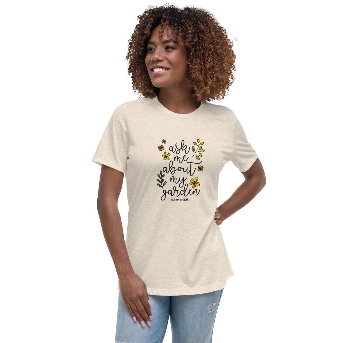 "Ask Me About My Garden" Women's Cotton T-Shirt