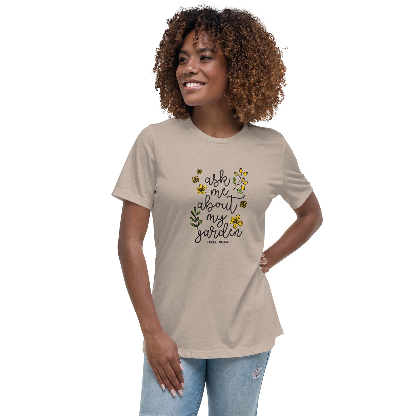 "Ask Me About My Garden" Women's Cotton T-Shirt