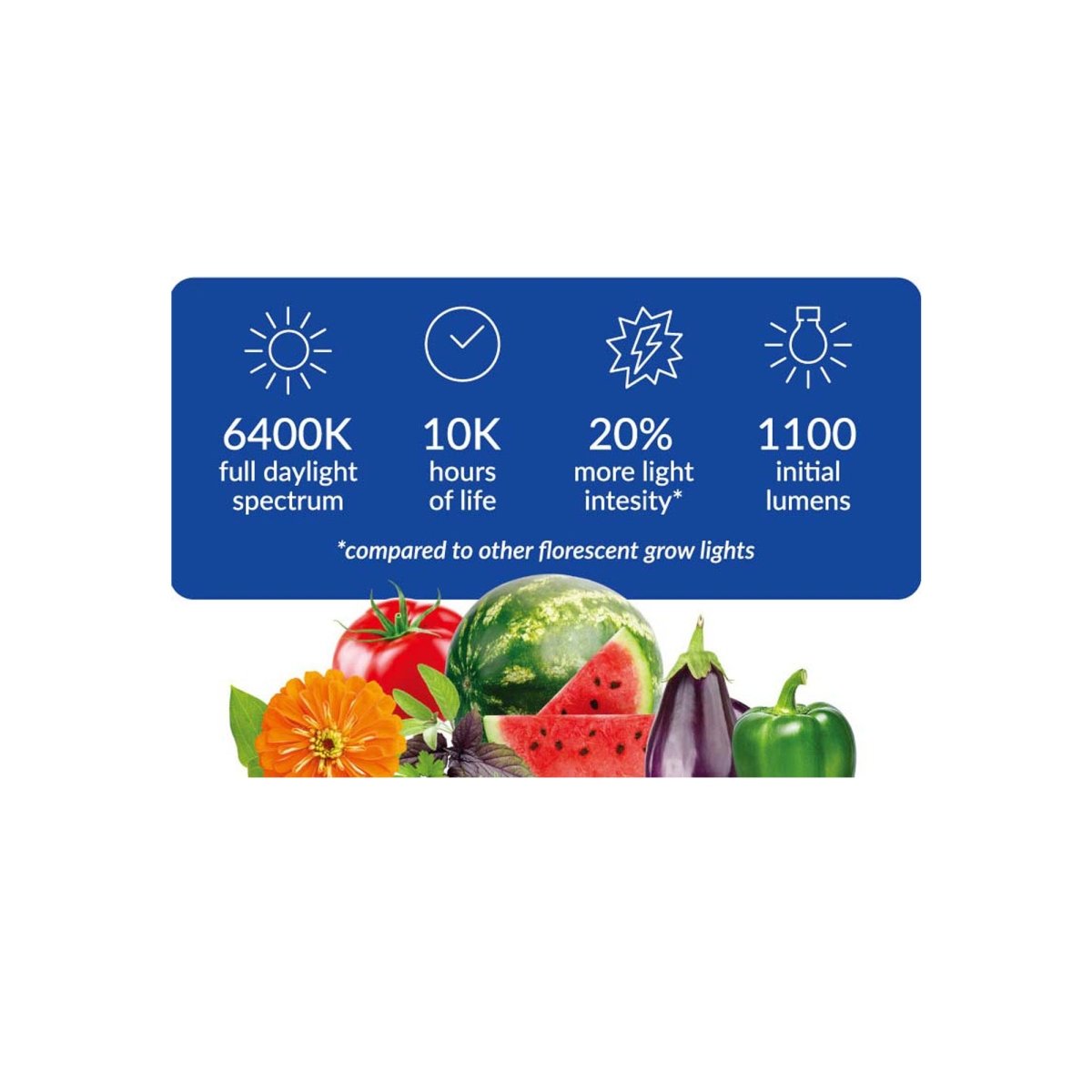 Ferry - Morse Indoor Grow Light Fixture with T5 Bulb 24 x 11in. - Ferry - Morse