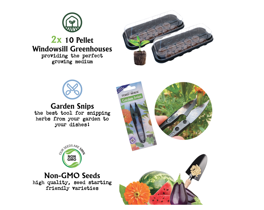 Grow-Your-Own Herbs Windowsill Garden Kit