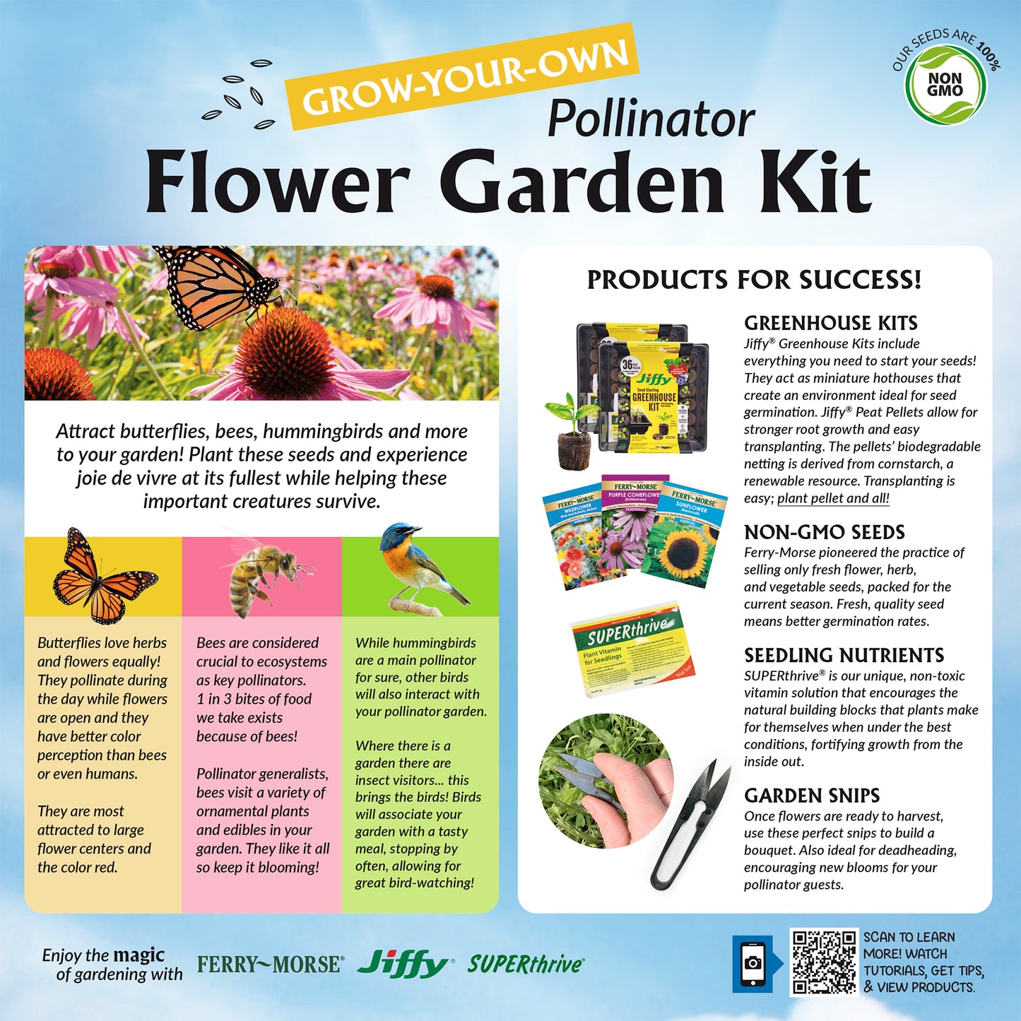 Grow-Your-Own Pollinator Garden Kit