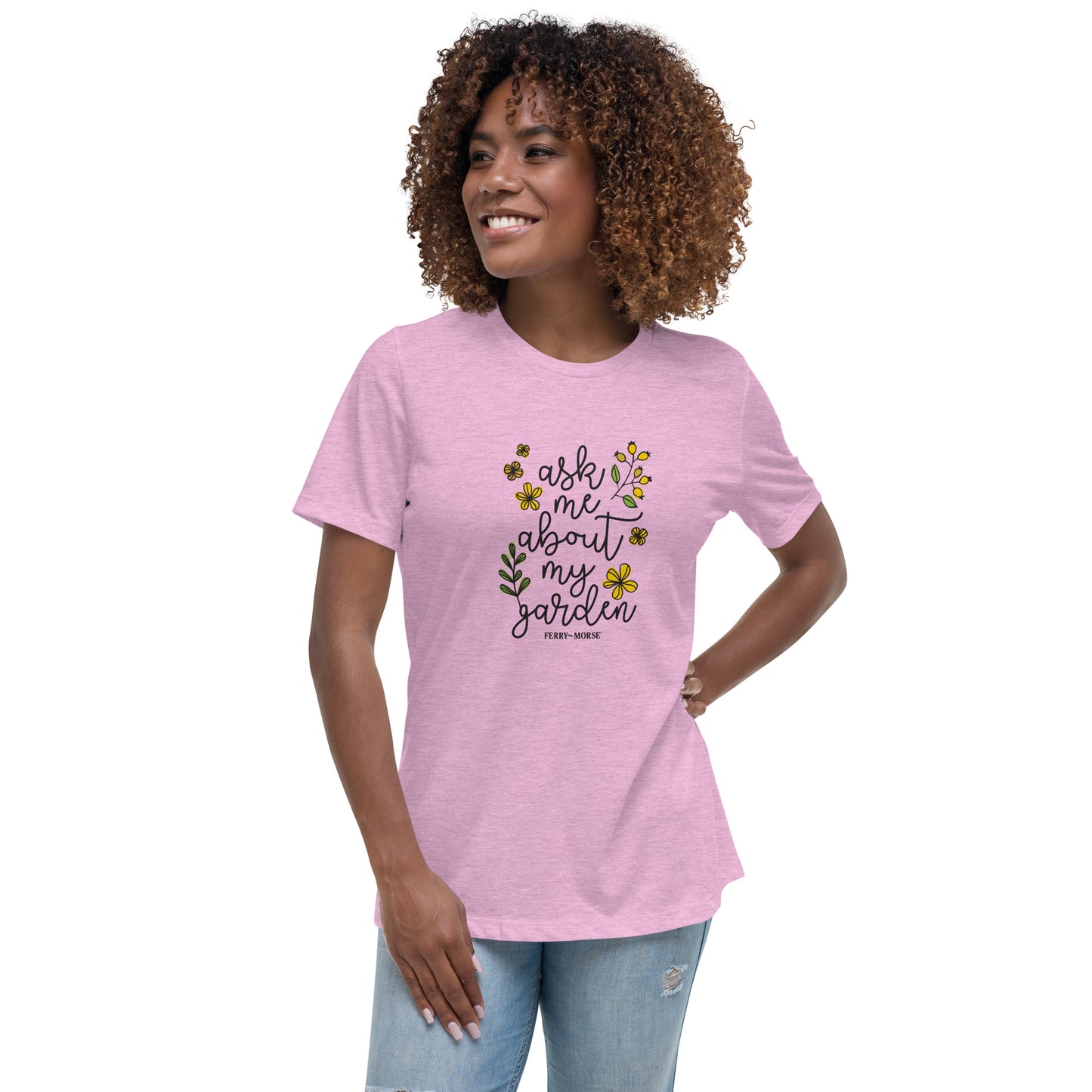 "Ask Me About My Garden" Women's Cotton T-Shirt